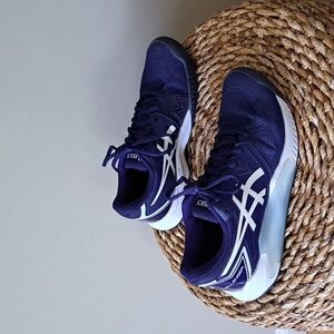 Asics Womens‎ Gel-Challenger Tennis/Pickelball/Raquets Sneakers Blue/White S-7